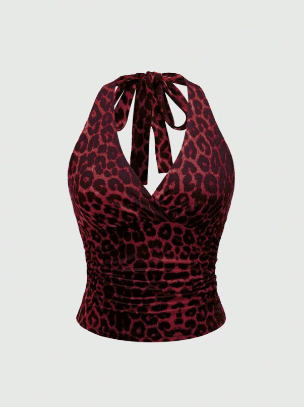 Top · Top Leopardo Halter