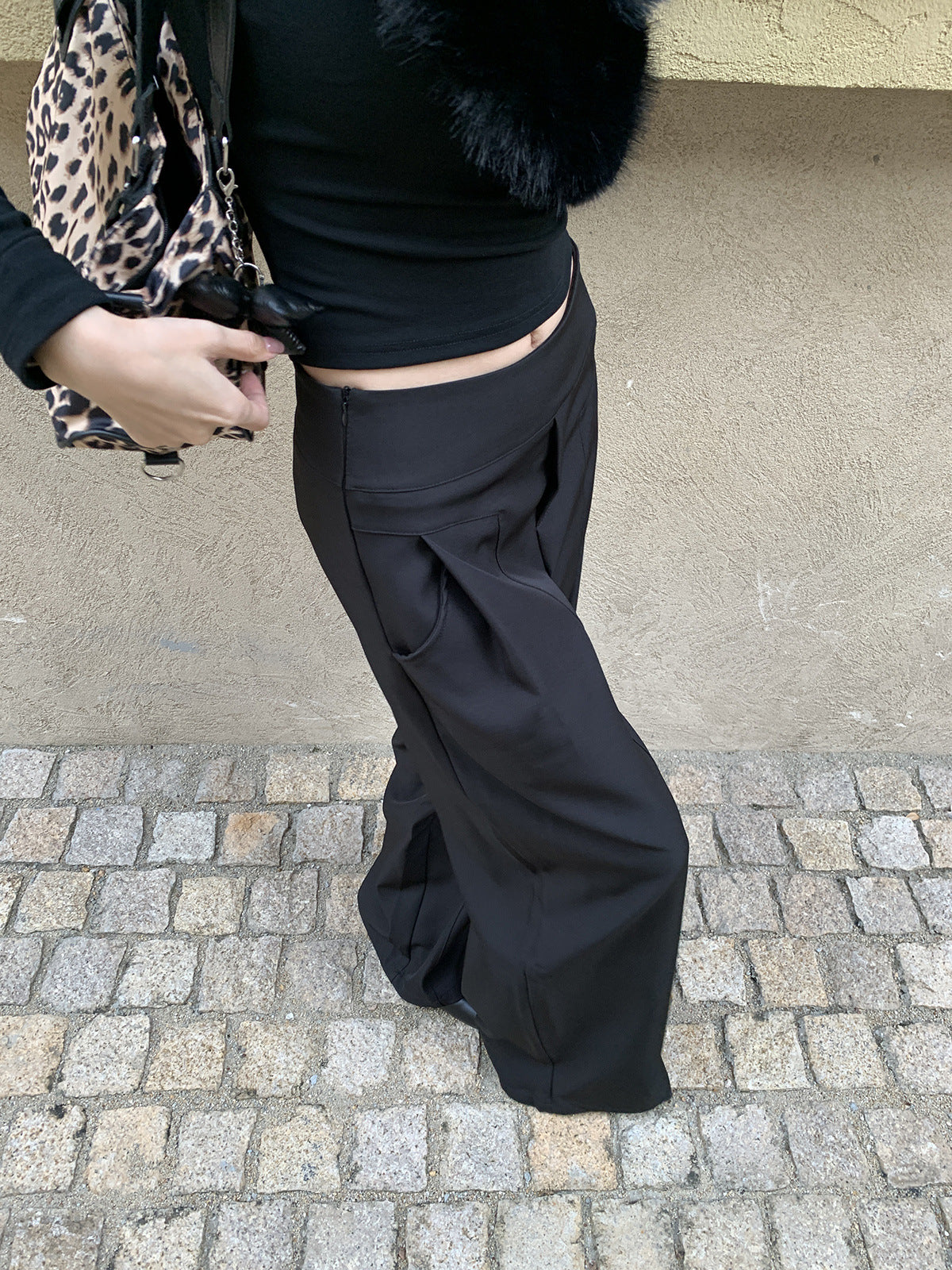Pantalón · Pantalón Palazzo Plisado