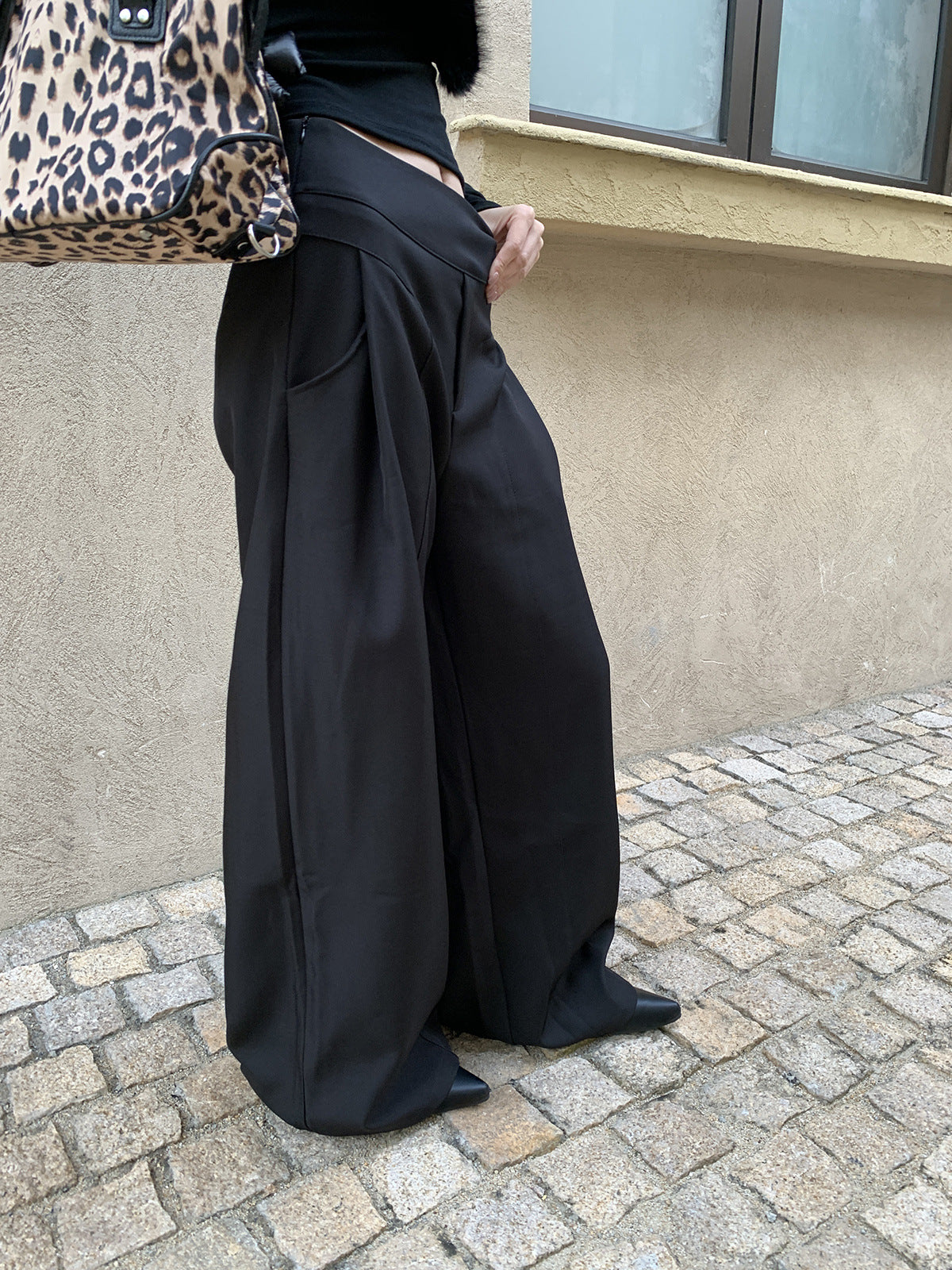 Pantalón · Pantalón Palazzo Plisado
