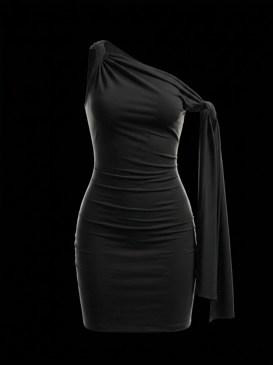 Vestido · Vestido Asimétrico Bodycon