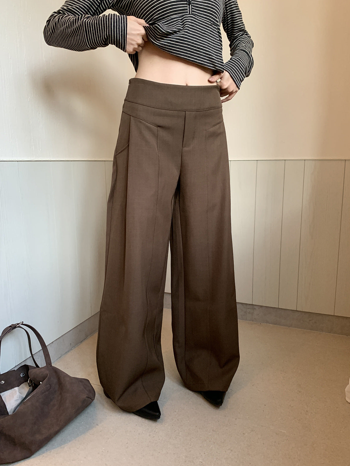 Pantalón · Pantalón Palazzo Plisado