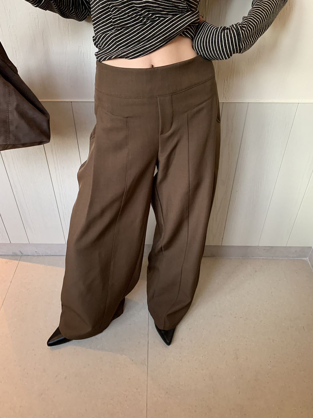 Pantalón · Pantalón Palazzo Plisado